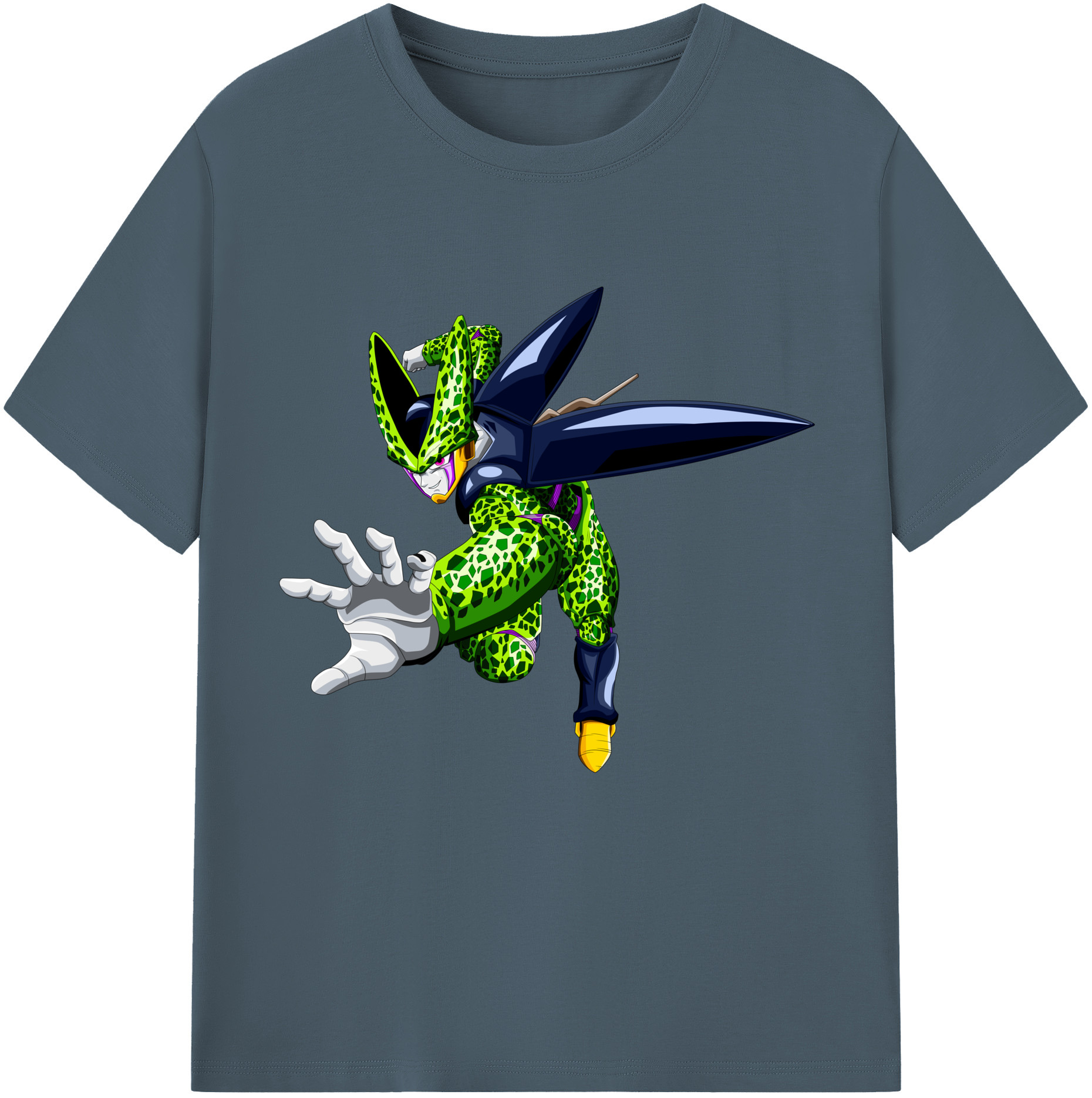 （画像用） ドラゴンボール セル DRAGON BALL Cell 綿100％半袖Tシャツ（フロントプリント）